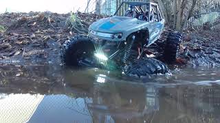 RedcatRacing danchee RIDGEROCK  Extreme 4x4 Water Crossing [upl. by Yggam]