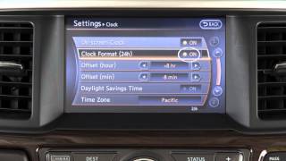 2014 Nissan Pathfinder  Setting the Clock [upl. by Rianon]