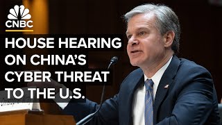 FBI director Christopher Wray testifies on Chinas growing cyber threat against US — 13124 [upl. by Mac]