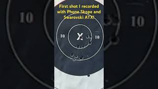 First shot recorded through my Swarovski ATX using the Phone Skope iPhone adapter [upl. by Adnema]