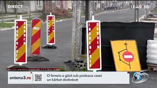 Stâlp uitat pe mijlocul unui drum județean Are termen 628 de zile pentru a fi mutat [upl. by Anippesuig]