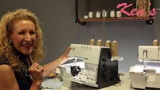 Bernette b62 Coverstitch Machine Feature Overview [upl. by Aerdnak]