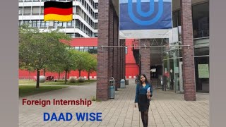 All About DAAD WISE Internship in Germany by research intern Aishi🇩🇪daadinternshipeurope nitian [upl. by Doralynne]