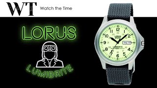 Lorus Lumibrite RJ655AX9F  The best value Field watch you can buy and the Lume… WOW  Amazon [upl. by Atiruam]