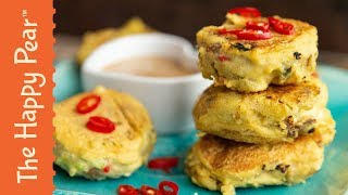 LOW FODMAP FRITTERS  THE HAPPY PEAR VEGAN [upl. by Navada915]