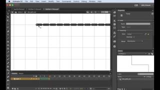 How to animate Dashed line in Animate CC [upl. by Lechar307]