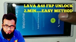 lava A48 frp unlock 2 mingoogle account bypassT TECH CHANNEL18 [upl. by Cattan]