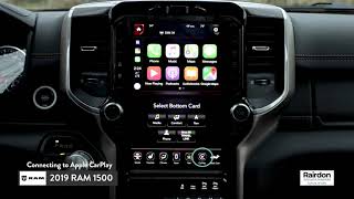 2019 RAM 1500  How to Connect to Apple CarPlay  Rairdon Automotive Group [upl. by Dwayne1]