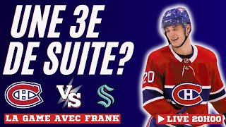 Canadiens VS Kraken 29 octobre 2024 LIVE [upl. by Dnaltiac]