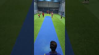 Batsman vs Fielder Race 20 😜 runout race indoorcricket foryou followme thala rcb india [upl. by Damour96]