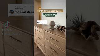 ✨IKEA Tarva Dresser Hack TUTORIAL  PRODUCTS USED✨shorts ikeahack [upl. by Rochette]