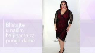 Haljine za punije dame Bla Bla Fashion [upl. by Adelind]