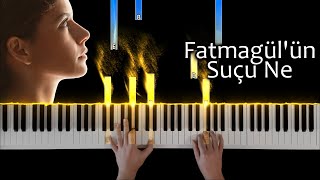 Fatmagülün Suçu Ne  Renklerimi Çaldınız  Piano Tutorial Easy  4K [upl. by Oirotciv]