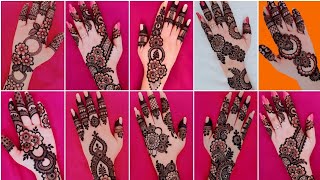 🔥Top Very easy arabic mehndi design for handsSimple mehndi designmehendi ke designs [upl. by Willin896]