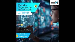 UTEC cuenta con una nueva carrera de Computación Sistemas de Información [upl. by Llerret]