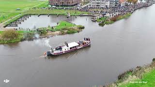 Sinterklaasintocht Dalfsen vanuit de lucht [upl. by Oleta]