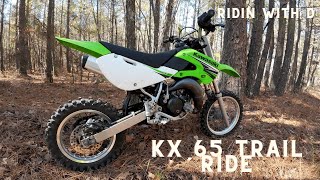 Kx 65 Trail Ride [upl. by Henderson]