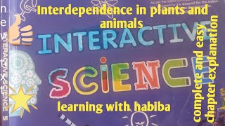 class5 icsce boardchapter explanationInterdependence in 🌴plants and🦣 animal living and non living [upl. by Uol]