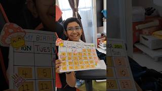 School Assignment DIY DIY calendar diy craft Minivlog youtubeshorts craftideas [upl. by Seek231]