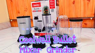 Cookwell Bullet Mixer Grinder3 Jars  Review unboxwithsweta [upl. by Nadabb406]