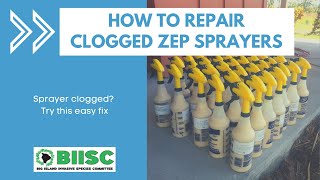 How to fix a pump sprayer that is spraying air [upl. by Steady]