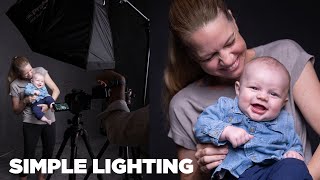 SIMPLE 12 LIGHT SETUP FOR PORTRAIT PHOTOGRAPHY [upl. by Malena]