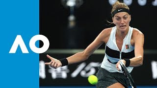 Triple net cord ends in Kvitova delight CPA Shot of the Day [upl. by Oriel]