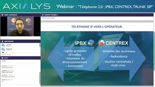 Téléphonie 20  IPBX Centrex Trunk SIP  il est temps de moderniser vos infrastructures télécoms [upl. by Namzaj986]