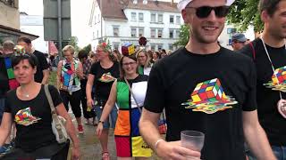 Laupheim  Eröffnungsumzug 2019  Ausschnitte  Mittendrin [upl. by Annerol]