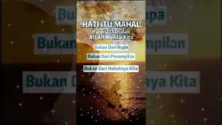 Hati Itu Mahal quotes motivasi katakatabijak pengingatdiri reminder [upl. by Adnot]