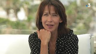 Cannes2021  Entretien avec Sophie Marceau pour le film quotTout sest bien passéquot [upl. by Ralina]