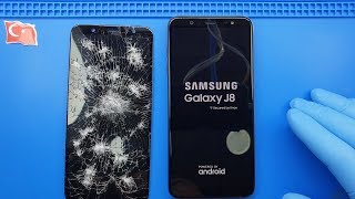 Samsung Galaxy J8 Ekran Değişimi 🇹🇷  SMJ810 [upl. by Lehrer]