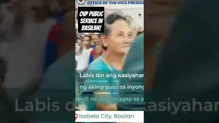 OPV public service in Basilan indaysaraduterte prrduterte vpsara [upl. by Eitsirk]