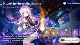 Genshin Impact Event Iktomi Spiritseeking Scrolls [upl. by Nohsyt]