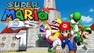 SUPER MARIO 64 DS ⭐ 1 Vier Helden und eine Prinzessin mit Kuchen [upl. by Aij]