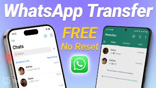 Free How to Transfer WhatsApp from Android to iPhone Official Method [upl. by Moir]