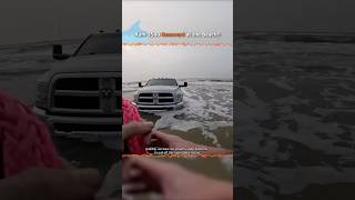 Expert Saves RAM 3500 from Disaster at Beach 🌊😬 music [upl. by Aikenat394]