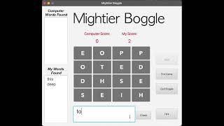 Boggle Game Demo [upl. by Veejar596]