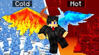 Minecraft but From COLD to HOT [upl. by Ydnac]