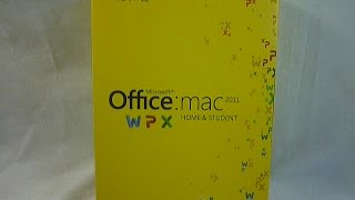 Microsoft Office mac 2011 HOMEampSTUDENT 3PC [upl. by Anastasius]