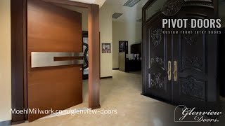 Moehl Millwork Presents Glenview Doors® Pivot Doors [upl. by Relyuhcs]