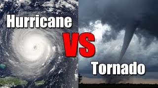 Hurricane vs Tornado Whats the difference [upl. by Heyer]