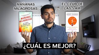 ¿Cuál es la Mejor Rutina Matutina El Club 5 de la Mañana vs Mañanas Milagrosas [upl. by Enawyd90]