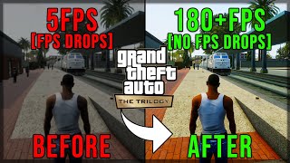 FIX FPS DROPS and FRAME LAGS in GTA TRILOGY Definitive Edition [upl. by Mairam]