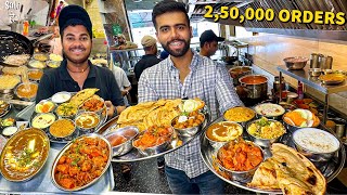 Punjabs Most Award Winning Dhaba  GIANT Deluxe Thali  Street Food India [upl. by Aciruam758]