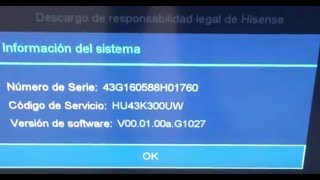 No funciona Youtube Hisense 43H7C TV Smart Hisense 4K Youtube no Work [upl. by Old]