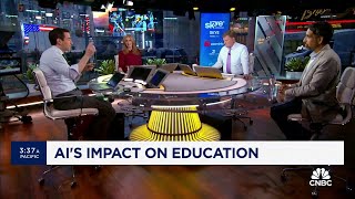 Khan Academy CEO on AIs impact on education [upl. by Onafets257]