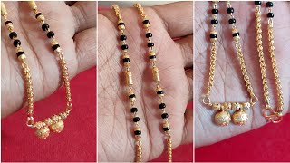 Latest gold mangalsutra designs with weight amp pricenew gold mangalsutra designs video 2021 [upl. by Aya]