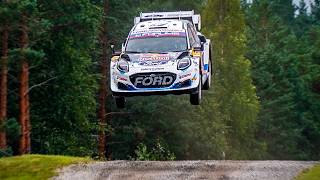 Best of WRC Rally Finland 2024  Crashes Action and Raw Sound [upl. by Atarman229]