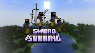 Epic Fight Addon Pt7  Minecraft Sword Soaring Mod Showcase [upl. by Rosol116]